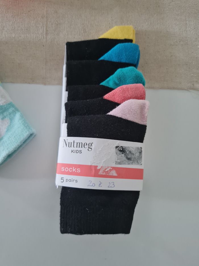 6 paires de chaussettes Point. 20 à 23 - photo numéro 2