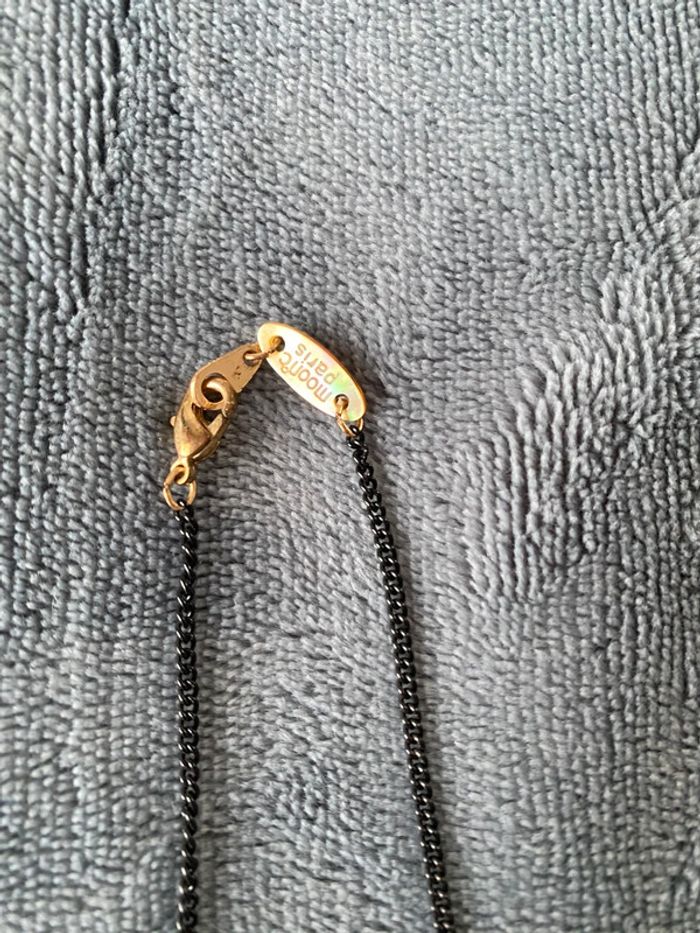 Collier perles noires moon c Paris - photo numéro 2