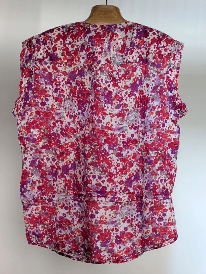 Blouse colorée sans manches LLDR - Taille 48 - photo numéro 4