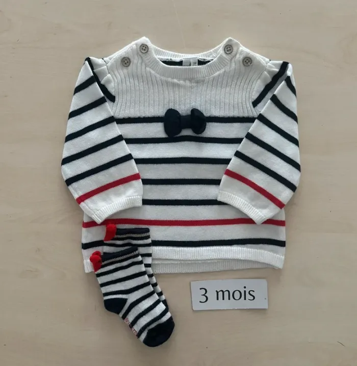 Pull orchestra fille 3 mois 60 cm