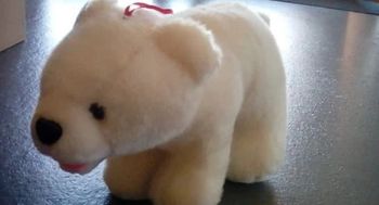 Peluche ours polaire 20 cm