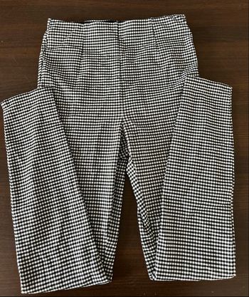 Legging taille haute à motif pied de poule