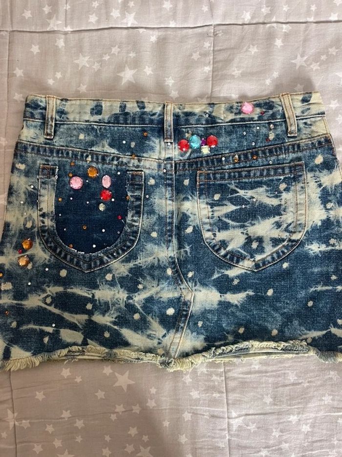 Falda vaquera brillos - photo numéro 2