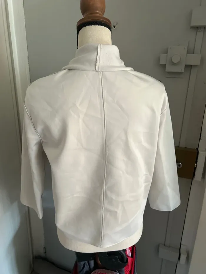 Veste blanche armani jeans - photo numéro 5