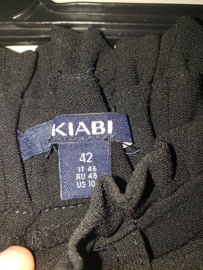 Jupe noir fluide kiabi taille 42 - photo numéro 3