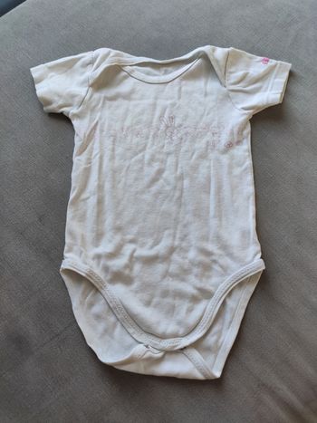 Body blanc tex 18 mois