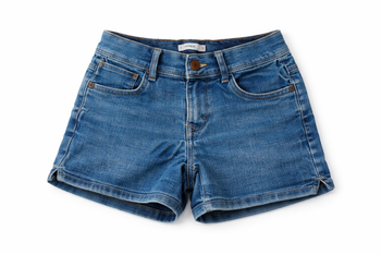 Short en jean, tille. 10 ans. Broderie dorée. Name it.