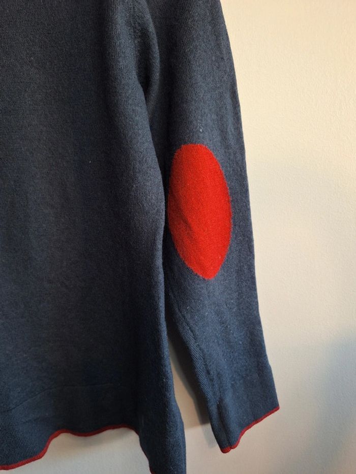 Pull tommy hilfiger femme vintage - taille L - col rond - laine - logo brodé - photo numéro 9