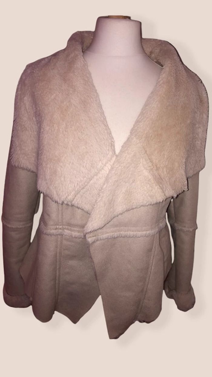 Veste#camaieu#fourrée#taille 36