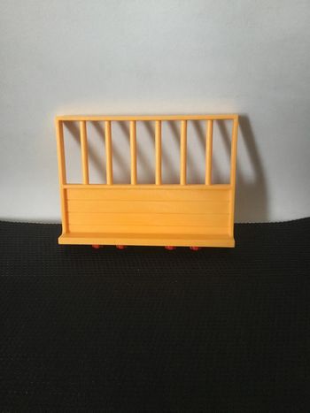 Playmobil mur parois jaunes avec fixations 10,5cm centre équestre 4190 chevaux équitation