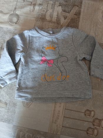 Sweat fille 3 mois