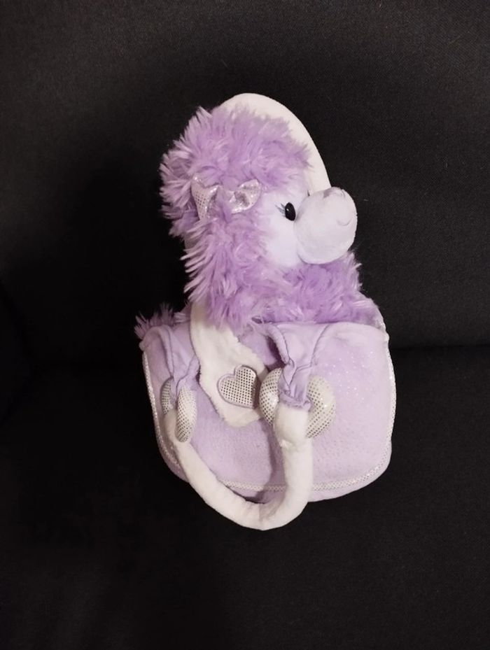 Peluche chien et son sac 💜 - photo numéro 3