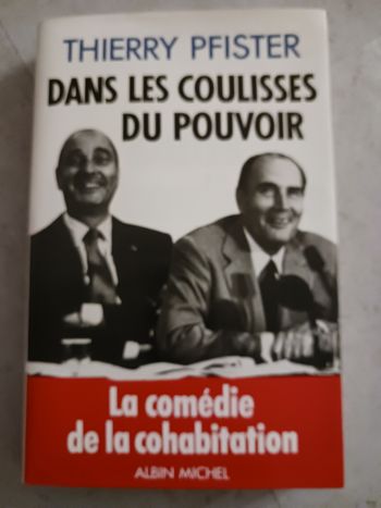 livre dans les coulisses du pouvoir Thierry Pfister