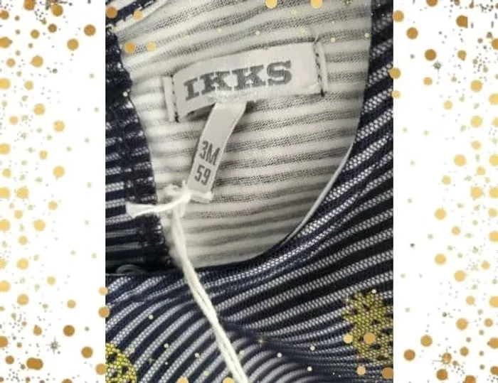 Robe manches courtes neuve IKKS 3 mois - photo numéro 9