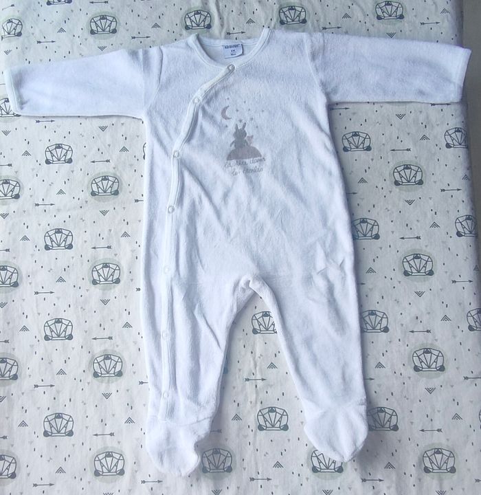 Lot de pyjamas en velours taille 6 mois - photo numéro 9