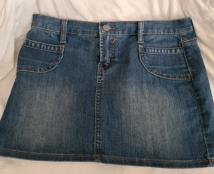 Mini jupe en jeans Etam Taille 40 - photo numéro 7