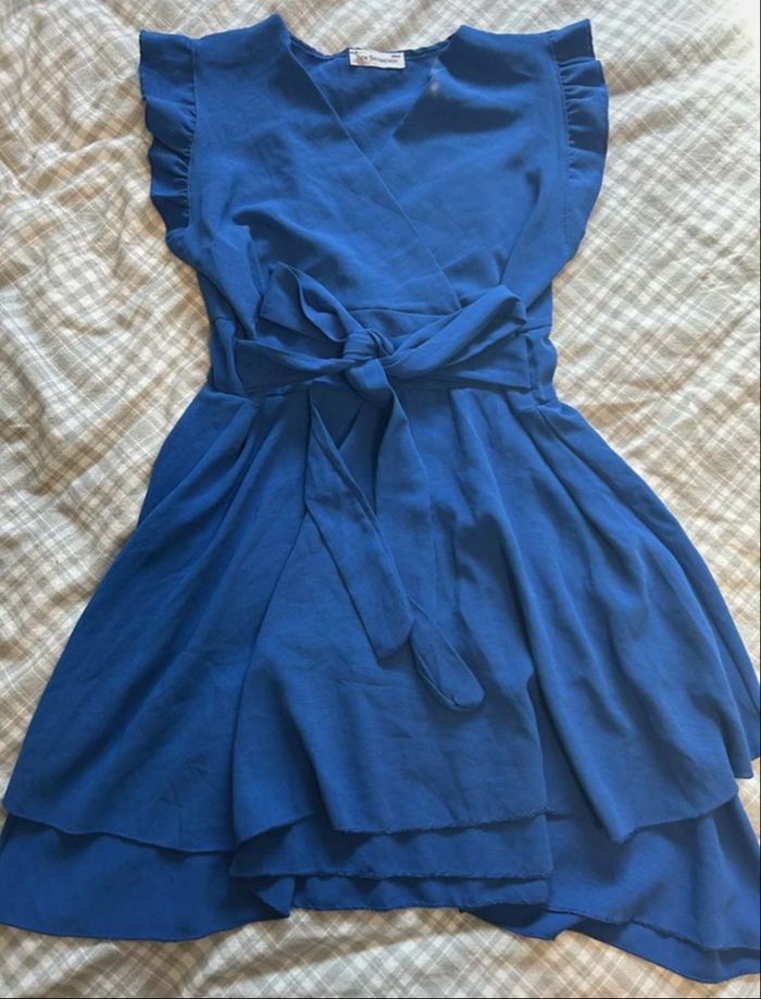 Robe d’été bleu taille S - photo numéro 4