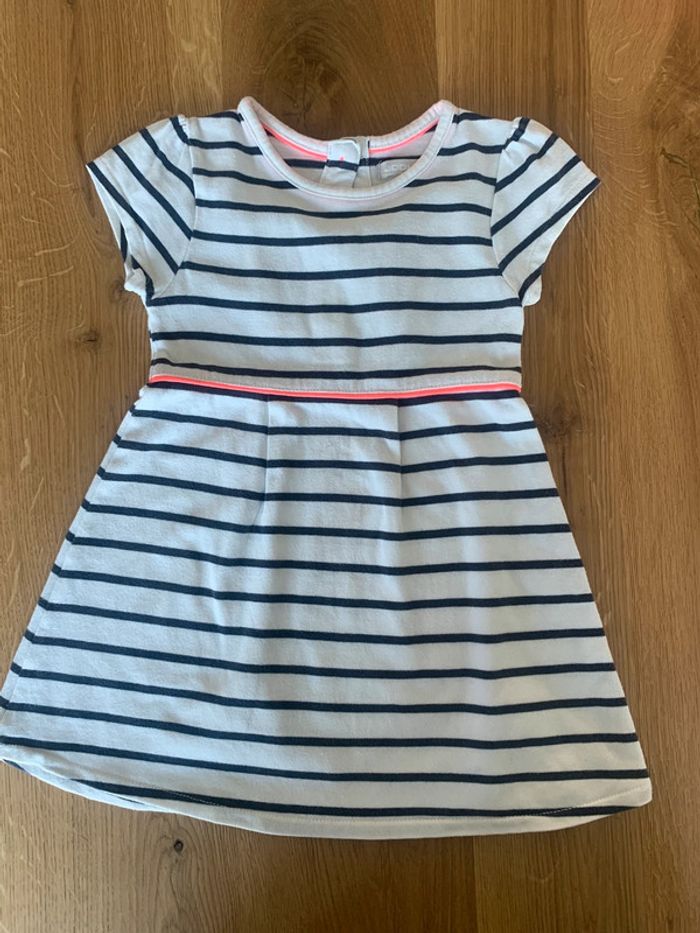 Robe marinière fille