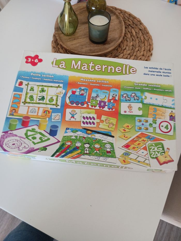 Coffret jeux maternelles