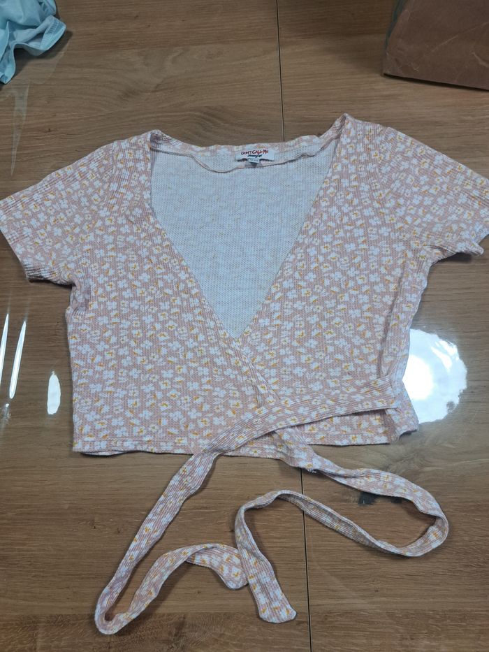 Croc top cœur croisé XXS