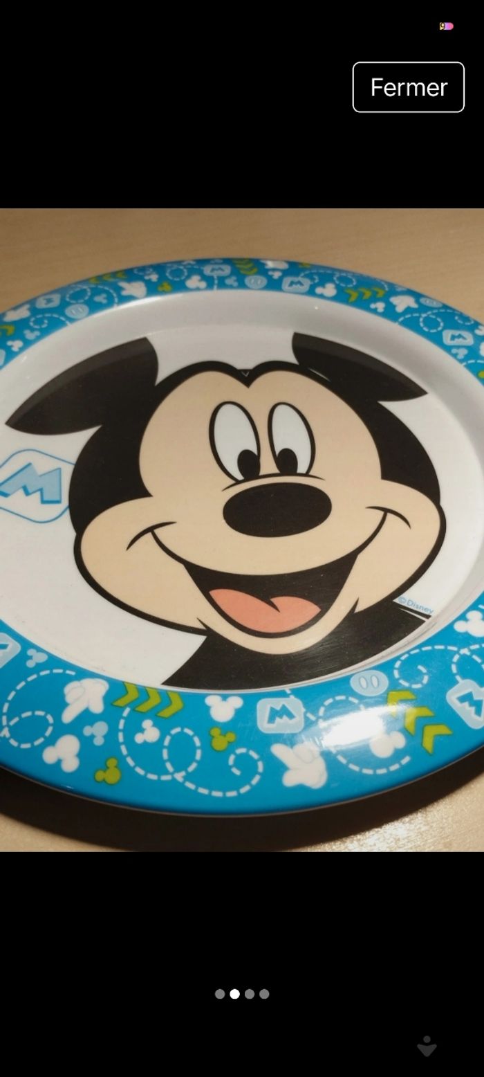 Assiette Disney Mickey - photo numéro 2