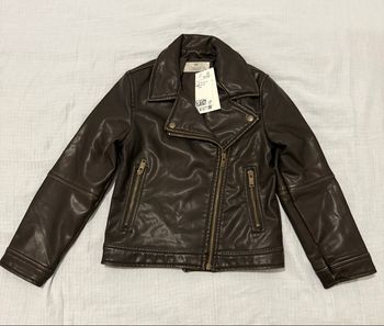 Veste style motard filles