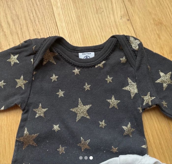 Lot de 2 body fille petit bateau - photo numéro 2