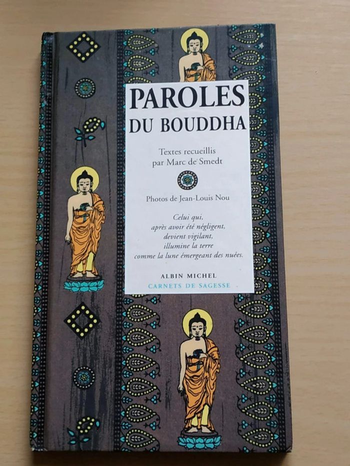 Livre paroles du Bouddha