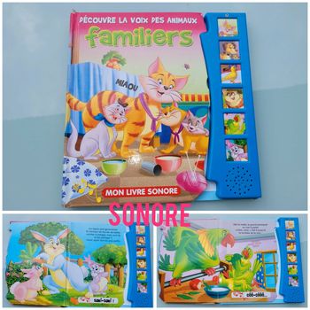 Livre sontoe Découvre la voix des animaux familiers 🐈