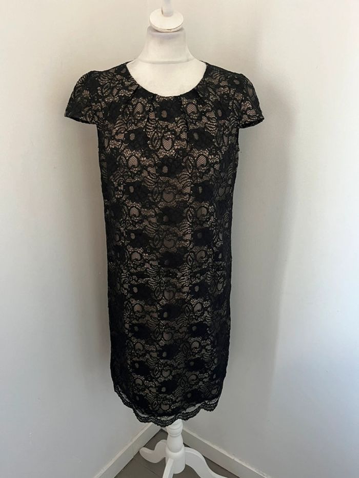 Robe dentelle noire Gérard Darel L