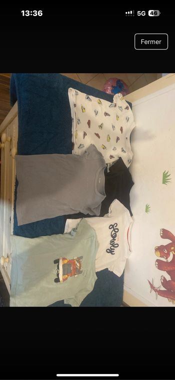 Lot tee shirts manches courtes