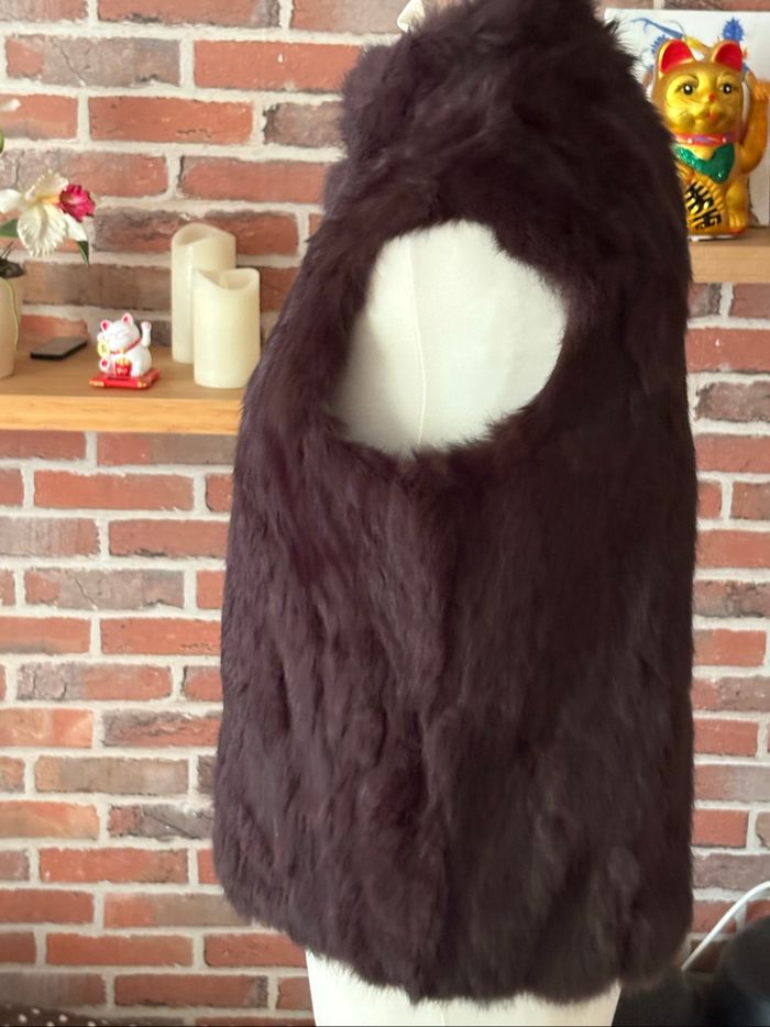 Gilet sans manche lapin taille ML - photo numéro 3