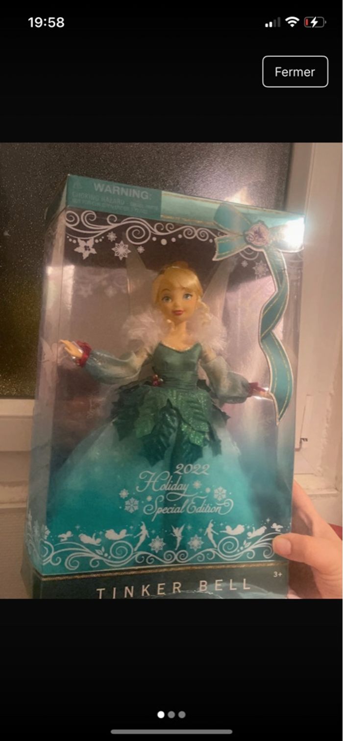 Poupée la fée clochette Disney store - photo numéro 2