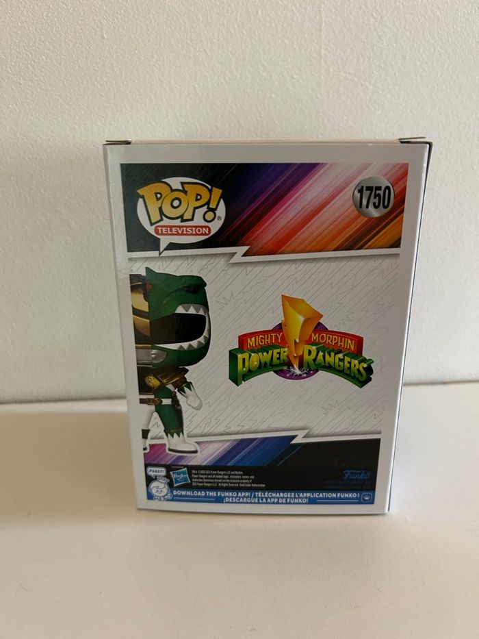 Funko Pop Power Rangers – Green/White Ranger #1750 (Limited Edition – 9500 pcs) - photo numéro 3