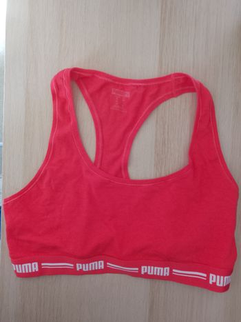 Brassière rouge Puma