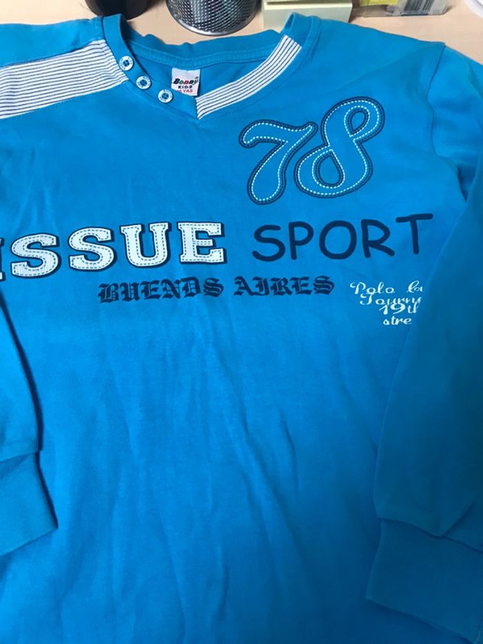 Sweat bleu - photo numéro 2