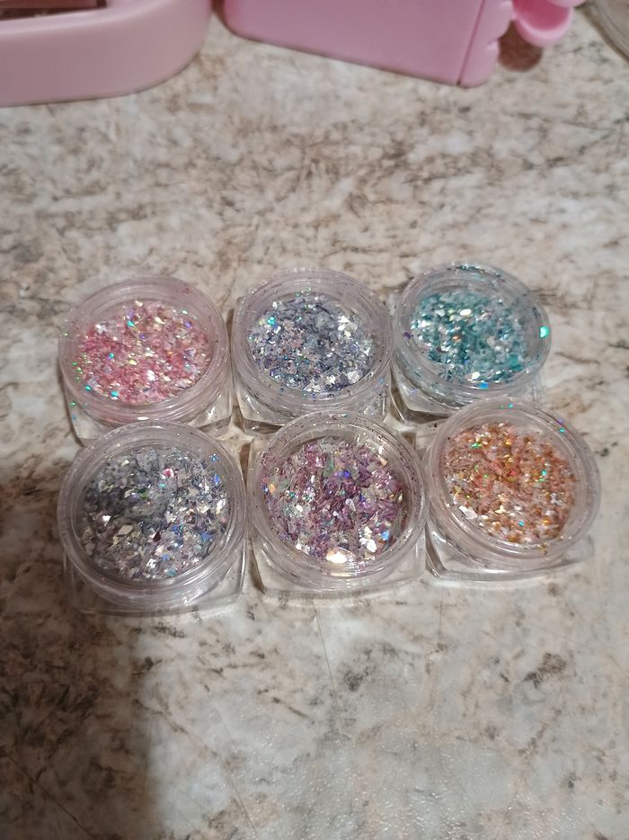 Lot de paillettes pour les ongles
