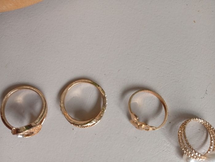 Lot 4 bagues ajustables - photo numéro 4
