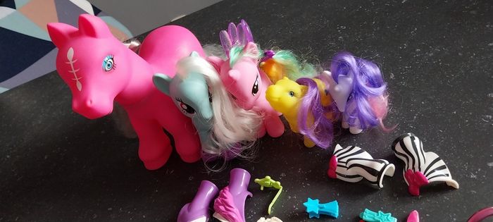 Lot de 5 poneys avec accessoires - photo numéro 5