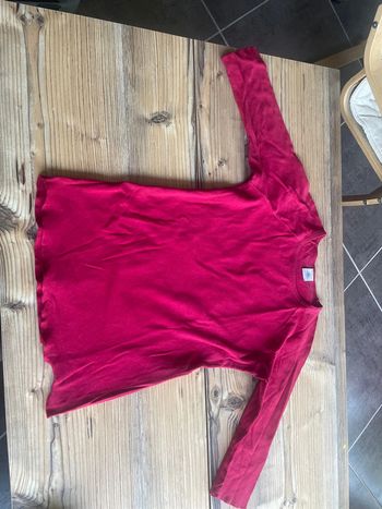 Ter Shirt basique petit bateau framboise 14 ans