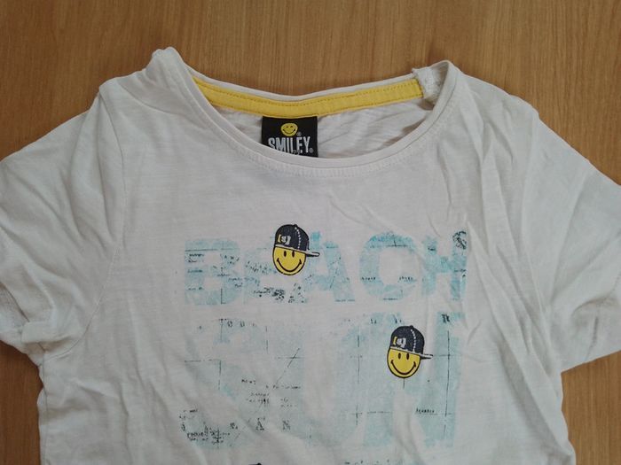 T-shirt garçon 5 ans Orchestra Smiley World - photo numéro 4