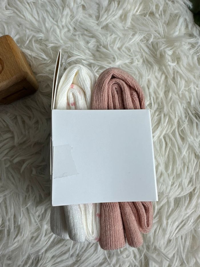 Lot de 2 paires de collants vertbaudet taille 15-18 - photo numéro 3