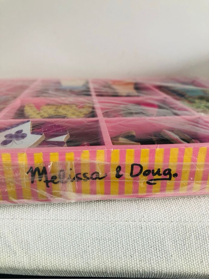 Melissa et doug jouet puzzle bois habiller styliste poupée - photo numéro 7