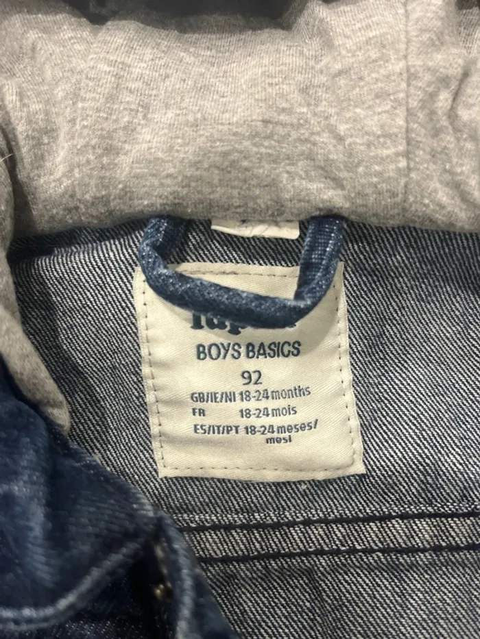 Veste jean/sweat - photo numéro 4
