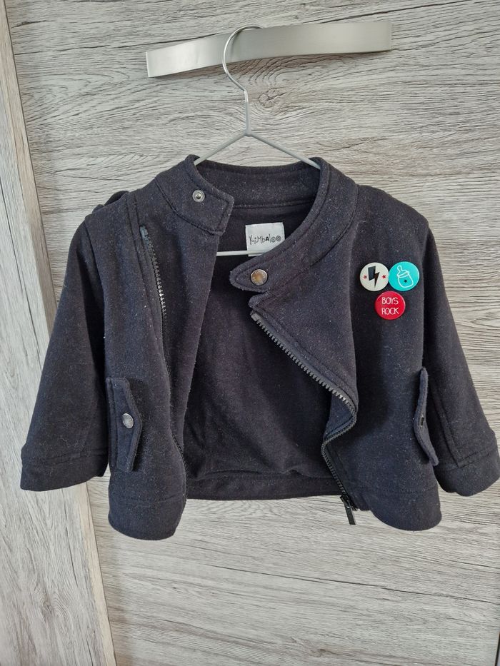 Manteau noir rock - photo numéro 2