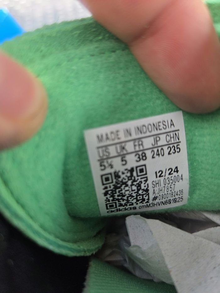 Adidas Handball Spezial Ronazuca Verte et Jaune - photo numéro 5