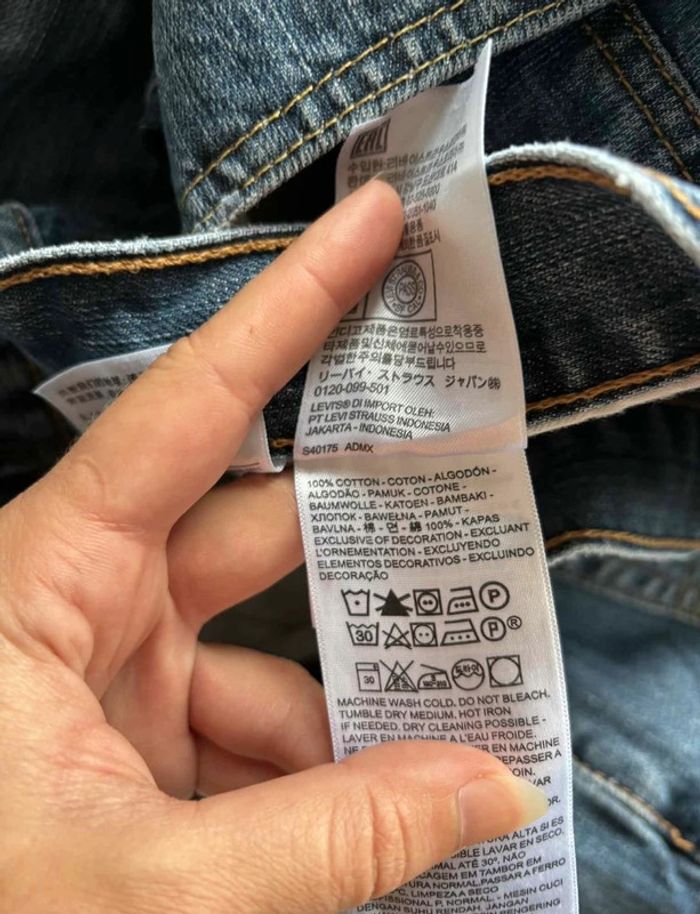 Jean Levi’s 559 Homme XL - 46/48 L36 bleu coupe Relaxed droit ample Mexique 00s y2k grande taille - photo numéro 9