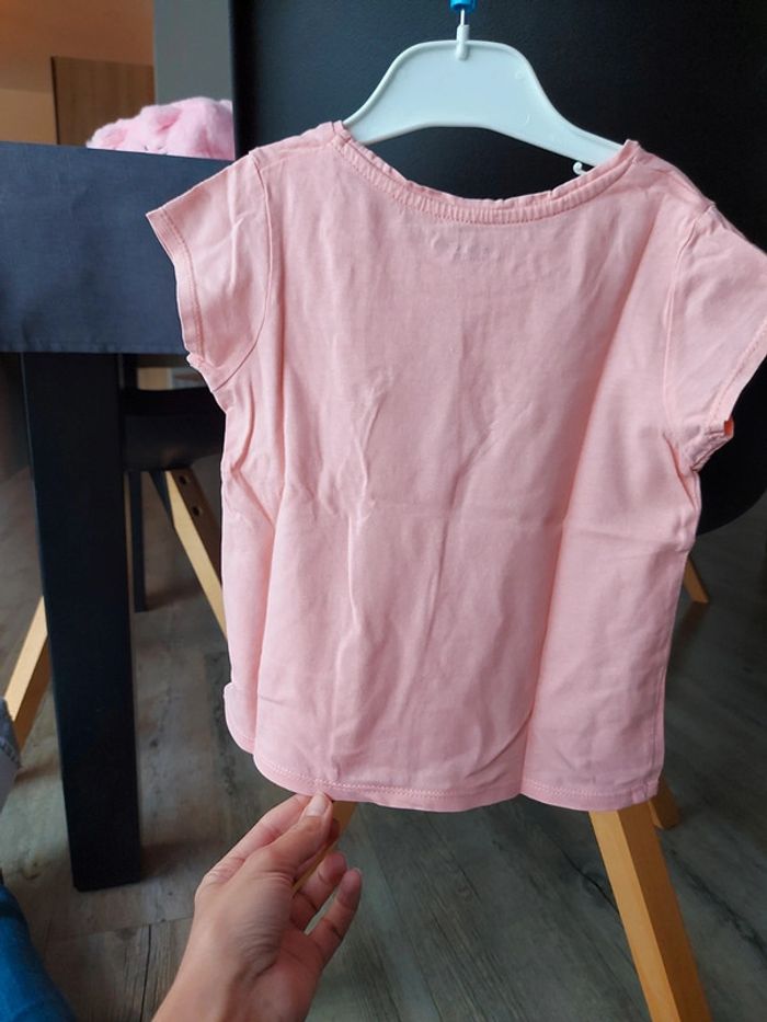 Tee-shirt manches courtes Vertbaudet 4 ans rose - photo numéro 11