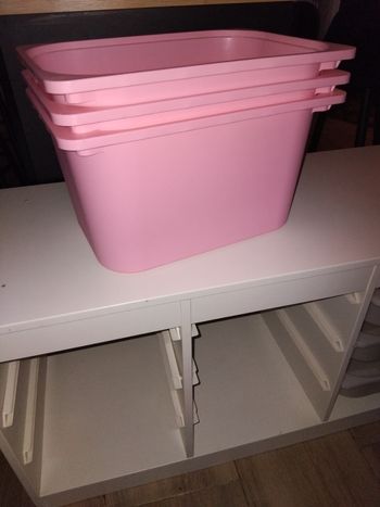 3 gros bac troafast ikea rose
