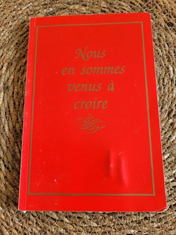 Nous en sommes venus a croire AA